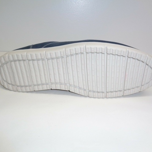 Steve Madden CLAY Navy Blue Leather New Lace Shoes main image 3